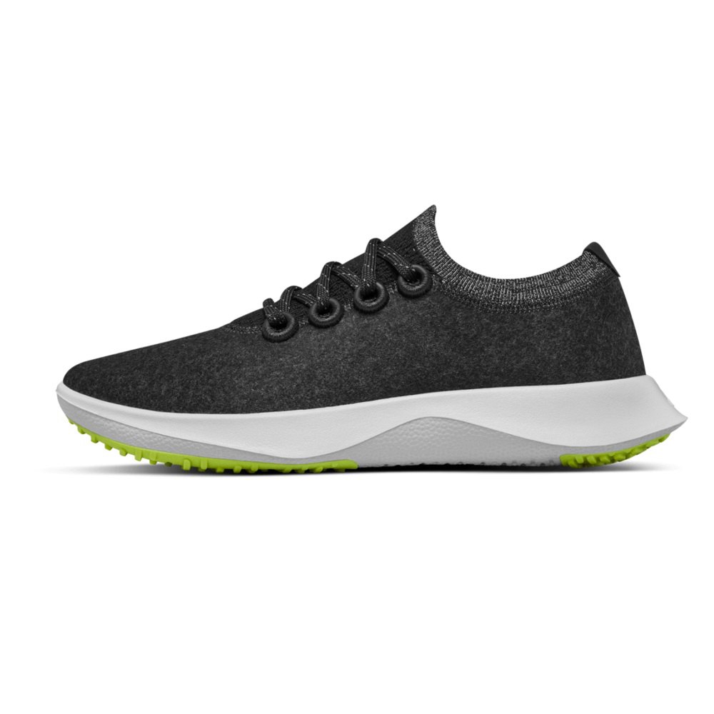 Allbirds Men\'s Wool Dasher Mizzles - Running Shoes Black - LDF761892